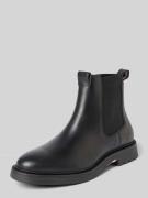 Tommy Hilfiger Chelsea Boots aus echtem Leder in Black, Größe 42