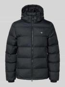 Gant Regular Fit Steppjacke mit Logo-Stitching Modell 'Cloud' in Black...