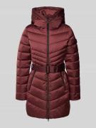 khujo Regular Fit Steppmantel mit Kapuze Modell 'KINA' in Bordeaux, Gr...