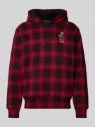 Polo Ralph Lauren Hoodie mit Label-Stitching in Rot, Größe S