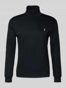 Polo Ralph Lauren Longsleeve mit Rollkragen in Black, Größe XXL