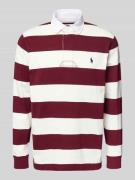 Polo Ralph Lauren Sweatshirt mit Polokragen und Label-Stitching in Dun...