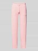 Juicy Couture Sweatpants mit elastischem Bund in Rosa, Größe L