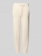 Jake*s Casual Jogpants mit elastischem Bund in Ecru, Größe L