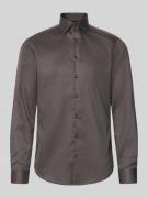 Christian Berg Men Regular Fit Businesshemd aus Baumwolle mit Kentkrag...