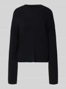 Jake*s Collection Oversized Strickpullover mit Rundhalsausschnitt in B...