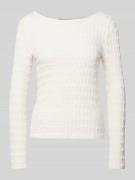 Christian Berg Woman Selection Longsleeve mit U-Boot-Ausschnitt in Ecr...