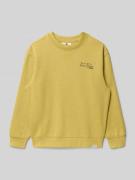 Garcia Sweatshirt mit rückseitigem Motiv-Print in Senf, Größe 140