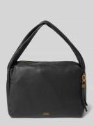 Tommy Hilfiger Henkeltasche aus echtem Rindsleder in Black, Größe 1