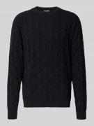 Calvin Klein Jeans Strickpullover mit Rundhalsausschnitt Modell 'EASY'...