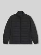 BOSS Orange Slim Fit Steppjacke mit Label-Patch Modell 'ODEN2' in Blac...