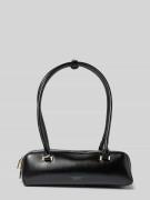 Seidenfelt Handtasche mit Label-Detail Modell 'ALUNDA' in Black, Größe...