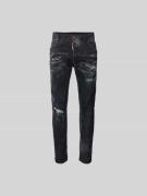 Dsquared2 Jeans im Used-Look in Black, Größe 46