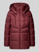 s.Oliver RED LABEL Regular Fit Steppjacke mit Kapuze in Bordeaux, Größ...