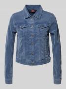 MAC Jacke aus Cord mit Brusttaschen in Blau, Größe L