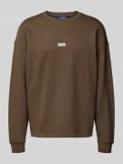 Hugo Blue Loose Fit Sweatshirt aus reiner Baumwolle Modell 'NAVIU' in ...