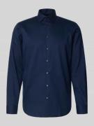 Jake*s Regular Fit Business Hemd aus Baumwolle mit Kentkragen in Marin...