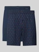 Schiesser Boxershorts mit elastischem Bund im 2er-Pack in Marine, Größ...