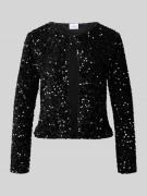Vila Jacke mit Paillettenbesatz Modell 'FAITH' in Black, Größe S
