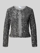 Vila Jacke mit Paillettenbesatz Modell 'FAITH' in Silber, Größe L