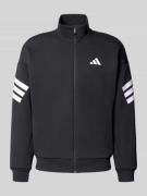 adidas Sportswear Regular Fit Sweatjacke mit Stehkragen in Black, Größ...