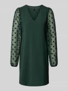 Vero Moda Fließendes Cocktailkleid mit semitransparenten Ärmeln Modell...