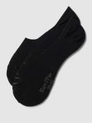 Marc O'Polo Sneakersocken mit Label-Print in Black, Größe 39-42