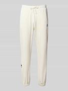 SERGIO TACCHINI Sweatpants mit elastischem Bund in Offwhite, Größe L