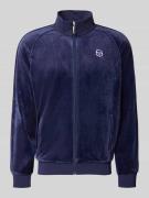 SERGIO TACCHINI Sweatjacke mit Stehkragen Modell 'SERGIO' in Marine, G...