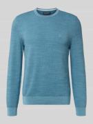 Marc O'Polo Regular Fit Strickpullover aus reiner Baumwolle in Aqua Me...