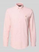 Polo Ralph Lauren Freizeithemd mit Knopfleiste in Lachs, Größe L