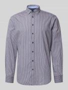 Christian Berg Men Freizeithemd mit Knopfleiste in Dunkelorange, Größe...