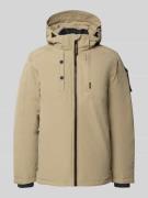 PME Legend Parka mit Kapuze in Beige, Größe L