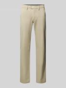 Christian Berg Men Stoffhose mit Gesäßtaschen in Stein, Größe 102