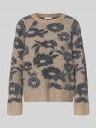 FREE/QUENT Strickpullover mit gerippten Abschlüssen Modell 'PANTEA' in...