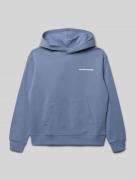 Calvin Klein Jeans Relaxed Fit Hoodie mit Logo-Print in Rauchblau, Grö...