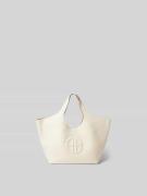 Anine Bing Handtasche mit Label-Detail in Beige, Größe 1