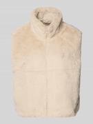 FREE/QUENT Weste aus Kunstfell Modell 'FONY' in Offwhite, Größe L