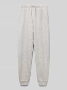 CHAMPION Sweatpants mit Logo und elastischem Bund in Mittelgrau Melang...