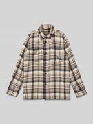 s.Oliver RED LABEL Regular Fit Flanellhemd aus Baumwoll-Viskose-Mix in...