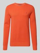 Tommy Hilfiger Regular Fit Strickpullover aus reiner Baumwolle in Oran...