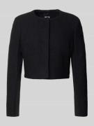BOSS Boxy Fit Kurzblazer aus reiner Schurwolle Modell 'JICENA' in Blac...