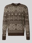 SELECTED HOMME Regular Fit Strickpullover aus Woll-Mix Modell 'HOLGER'...