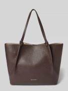 Marc O'Polo Shopper aus echtem Rindsleder Modell 'BELLI' in Dunkelbrau...