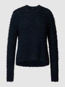 OPUS Strickpullover mit Strukturmuster Modell 'Prizzy' in Marine, Größ...
