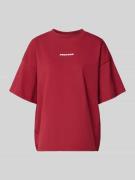 Pegador Oversized T-Shirt mit Logo Modell 'BRACY' in Bordeaux, Größe L