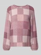Tom Tailor Regular Fit Langarmshirt aus Viskose-Mix in Rosa, Größe L