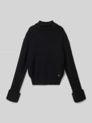 Guess Strickpullover mit Rollkragen in Black, Größe 128