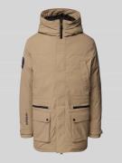 Superdry Parka mit Kapuze in Sand, Größe L