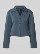 Scotch & Soda Cropped Blusenshirt mit Umlegekragen und Knopfleiste in ...